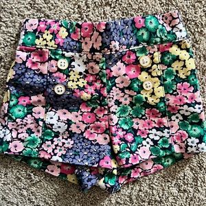 Floral Janie and Jack Shorts 3-6M
